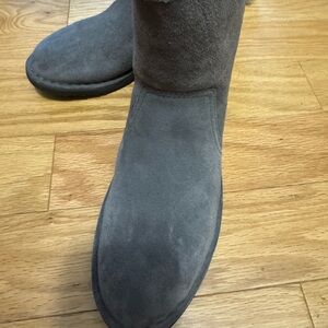 UGG Charcoal Suede Boots